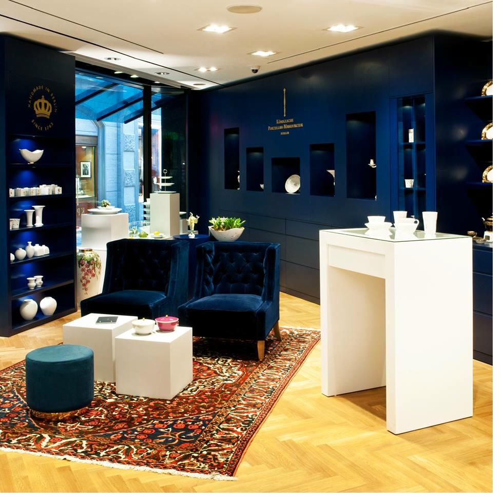 KPM Königliche Porzellan-Manufaktur — Lounge im Flagship Store Berlin